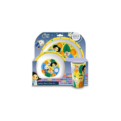 Moon and Me 3pcs Dinner Tableware Set Plate, Bowl & Cup, BPA Free