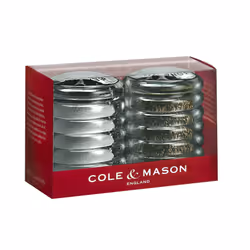 Cole & Mason Beehive Acrylic Salt and Pepper Shaker Set, Ceramic, 10 x 5 x 7 cm