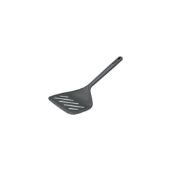 E980235 XL Cooking Turner, Sustainable Wheat Straw/Nylon, XL Spatula for Cooking Omlette, Pancakes, Fish, Non Stick, Heat Resistant Silicone Head,