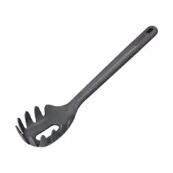 Zyliss E980231 Spaghetti Spoon Sustainable Wheatstraw/Nylon Scoop and Drain Spaghetti and Pasta Non Stick Heat Resistant ...