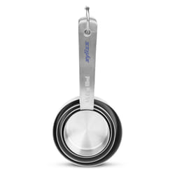 Zyliss Premium Stainless Steel Measuring Cups - Stainless Steel Measuring Cup Set - Dry Ingredient Nesting Measuring Cups - Premium Bakeware & Kitchen