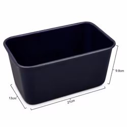 E980199 Non-Stick Loaf Tin, 1.5L/2lb, Carbon Steel, Dark Blue, Bread Tin for Baking/Bakeware, Dishwasher Safe