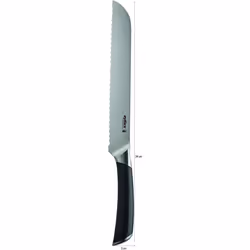 Zyliss E920268 Comfort Pro Bread Knife | 20 cm/8 Inch | German Stainless Steel | Black Handle | Professional Kitchen Knife | Dishwasher Safe | 25 Year