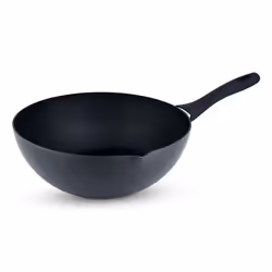 Ken Hom KH430006, Round, Wok/Stir-Fry pan, Black, Aluminium, 30 cm, 1 pc(s)