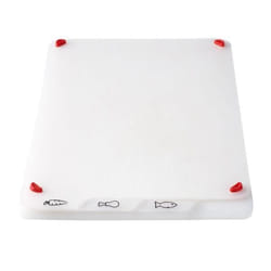 Zyliss 4 In 1 Chopping Board Set kitchen cutting board Rectangular White