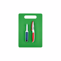 kitchen set chopping board 35 x 24,5 cm green 3 pieces
