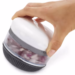 Zyliss Versatile Twist and Roll Mini Chopper, Dual-Sided Blade Control Rotations