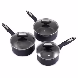 Zyliss Ultimate, Round, Black, Black, Ergonomic, Ceramic, Gas, Halogen, Induction, Sealed plate, 180 °C