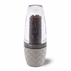 Cole & Mason Precision+, Pepper grinder, Grey, Transparent, Acrylic, 62 mm, 62 mm, 165 mm
