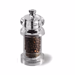 Cole & Mason H57501P, Pepper grinder, Silver, Transparent, Carbon steel, 105 mm