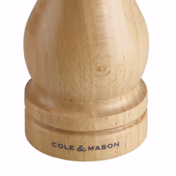 Cole & Mason Beech Precision Grind Capstan Salt Mill, Wood, Brown, 16.5 cm