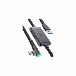 Link Cable 5m, Virtual Reality Headset Cable for Meta Oculus Quest 2 Pico 4 and Gaming PC Steam VR, USB 3.0 High Speed Data T ...