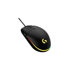 Logitech G203 LIGHTSYNC Gaming Mouse with Customizable RGB Lighting, 6 Programmable Buttons, Gaming Grade Sensor, 8K DPI Tracking, Lightweight - Black