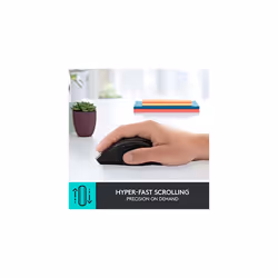 M705 Marathon Wireless Mouse, 2.4 GHz USB Unifying Receiver, 1000 DPI, 5-Programmable Buttons, 3-Year Battery, Compatible with PC, Mac, Laptop,