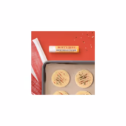 Burt's Bees Lip Balm Gift Set, Shortbread Cookie, Cranberry Spritz, Salted Caramel, Peppermint, Lip Balm Multipack, 4x4.25g