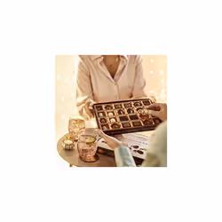 Continental Chocolate Gift, Perfect for Sharing, Gifts for Women and Men, Unique Flavours Milk, White, Dark Chocolate, 264g