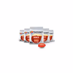 Kenco Americano Grande XL Coffee Pods, 16 Count (Pack of 5), (Total 80 Drinks)