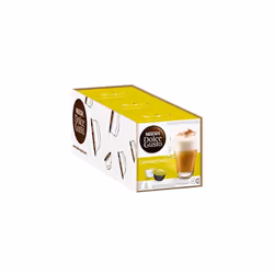 Nescafé Dolce Gusto Cappuccino Coffee Pods (Pack of 3, Total 48 Capsules)