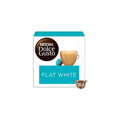 NESCAFE Dolce Gusto Flat White Coffee Pods - total of 48 Coffee Capsules - Creamy Coffee Flavour (3 Packs)