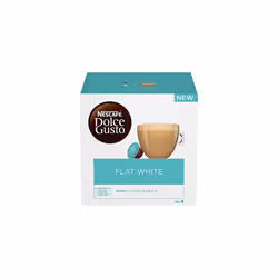 NESCAFE Dolce Gusto Flat White Coffee Pods - total of 48 Coffee Capsules - Creamy Coffee Flavour (3 Packs)