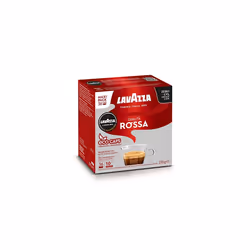 Lavazza, A Modo Mio Qualità Rossa, Coffee Capsules, Arabica and Robusta, Full and Sustained Taste, Intensity 10/13, Medium R ...