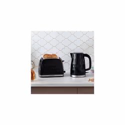 26051 Cordless Electric Kettle - Contemporary Honeycomb Design with Fast Boil and Boil Dry Protection, 1.7 Litre, 3000 W, Black