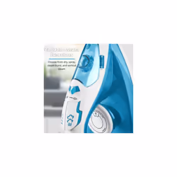 2-in-1 Cord or Cordless Steam Press Iron, Rechargeable, Non-Stick Ceramic Soleplate, Steam Boost, Self-Cleaning, SI16410N, 2800 W, Blue