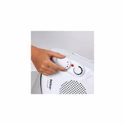EH0569SSTK Electric Flatbed Fan Heater â Upright Heater with 2 Heat Settings and Cool Air Function, Adjustable Thermostat, Overheat Protection, Dual