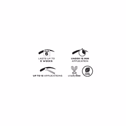 DYBROW Eyebrow Dye Kit, Dark Brown