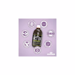 100 Percent MCT Oil, Premium Coconut Oil, Sustainably Sourced, Add to Coffees or Shakes, Vegan, 500 ml