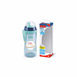 Kiddy Cup Night Toddler Cup | 12+ Months | 300 ml | Leak-Proof Toughened Spout | Glow in The Dark | Clip & Protective Cap | B ...