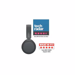 WH-CH520 Wireless Bluetooth Headphones - up to 50 Hours Battery Life with Quick Charge, On-ear style - Black
