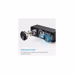 Bluetooth Speaker, Anker Soundcore Speaker Upgraded Version with 24H Playtime, IPX5 Waterproof, Stereo Sound, 66ft Bluetooth Range, Built-In Mic,