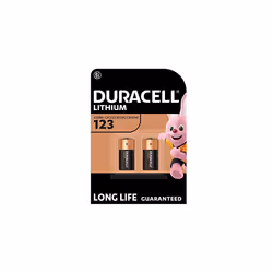 High Power Lithium 123 Battery 3V, pack of 2 (CR123 / CR123A / CR17345) designed for use in Arlo cameras, sensors, keyless lo ...