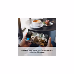 Mini | Indoor plug-in smart security camera, 1080p HD day and night video, motion detection, two-way audio, easy setup, Alexa enabled, Blink