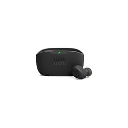 Wave Buds, In-Ear Wireless Earbuds with IP54 and IPX2 Waterproofing, Powerful Bass and 32 hours Battery Life, in Black