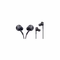 Official Galaxy S8 / S8+ Handsfree Headphones/Earphones - Tuned by AKG/Harman Kardon - Black (EO-IG955BSEGWW) - Bulk Packed, ...