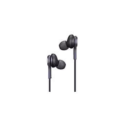 Official Galaxy S8 / S8+ Handsfree Headphones/Earphones - Tuned by AKG/Harman Kardon - Black (EO-IG955BSEGWW) - Bulk Packed, Frustration Free
