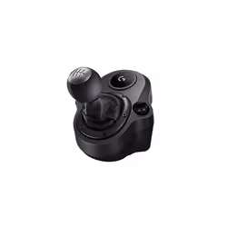 Driving Force gear lever for G923, G29 or G920, 6 gears, Push Down reverse gear, steel and leather, black