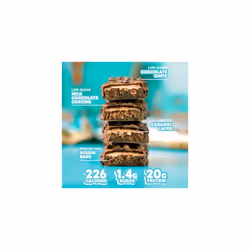 High Protein, Low Sugar Bar - Chocolate Chip Salted Caramel, 12 x 60 g
