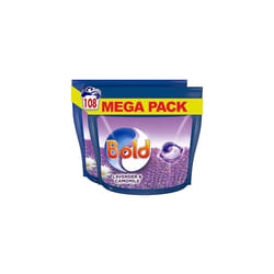All-in-1 PODS Washing Liquid Laundry Detergent Tablets / Capsules, 108 Washes (54 x 2), Lavender and Camomile Scent, For Brilliant Cleaning With Built