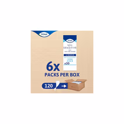 Lights Long Liner, 120 Incontinence Liners ( 20 x 6 packs) for Women with Sensitive Skin, Breathable and Unscented Liner for Light Bladder Weakness