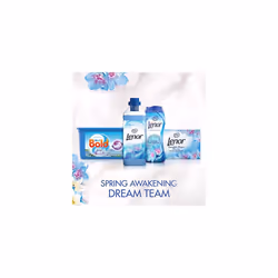 Fabric Conditioner, 332 Washes, 12L (3L x 4), Spring Awakening, Protects Clothes From Stretching, Fading & Bobbling