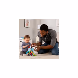 Captain Calamari - Clip & Go Pram Baby Toys 0-6 Months - Sensory Toys for Babies' Development - Soft Plush Girls & Boys Toys - Expertly Designed