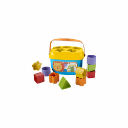 Stacking Toy Baby's First Blocks Set of 10 Shapes for Sorting Play for Infants Ages 6+ Months, FFC84