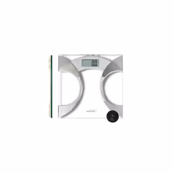9141 WH3R Analyser Bathroom Weighing Scales, Digital Scale For Body Weight, Body Fat/Water, BMI, Ultra Slim Glass Platform, 4 ...