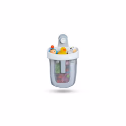 Super Scoop Baby Bath Toy Storage Basket & Net, Removable Wall Hanging Bath Tidy, Baby Bath Caddy & Bath Organiser Rack, Show ...