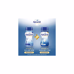Advanced 1 First Infant Baby Milk Ready to Use Liquid Formula, from Birth, 200ml (Pack of 12)