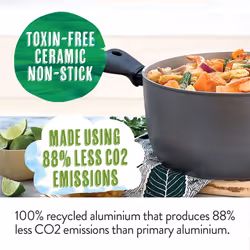 Prestige Frying Pan Eco Friendly Non Stick Induction Cookware - Large Size, 28cm