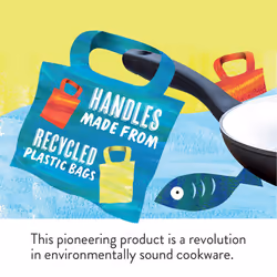Prestige Frying Pan Eco Friendly Non Stick Induction Cookware - Large Size, 28cm